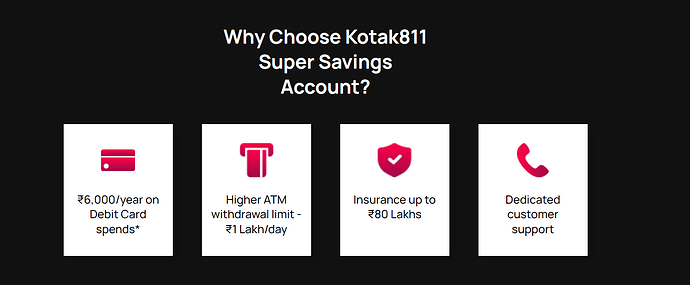 Kotak 811 Super Saving Account