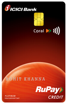 ICICI Bank Coral Rupay Credit Card